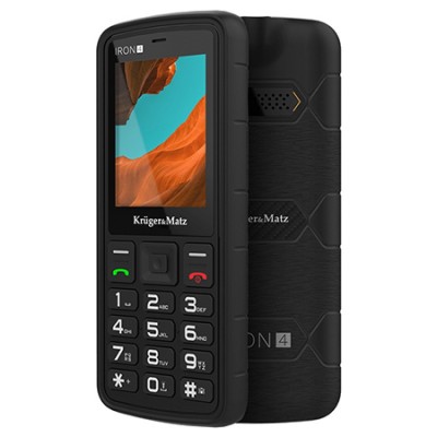 Telefon mobil Rugged Iron 4 Kruger Matz, dual SIM, dimensiuni compacte, rezistent la socuri foto