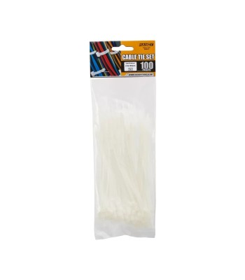 Coliere plastic 150x2.5 mm transparent 100buc Handy foto
