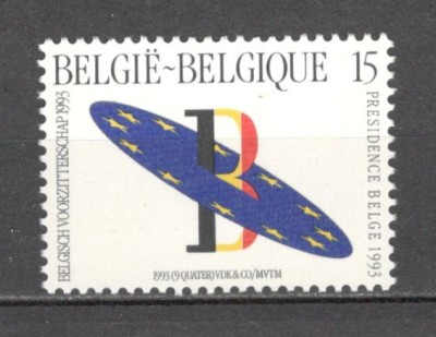Belgia.1993 Presedentia Belgiei la UE MB.383 foto