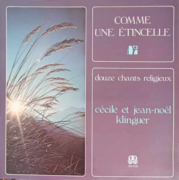 Disc vinil, LP. COMME UNE ETINCELLE. DOUZE CHANTS RELIGIEUX-Cecile et jean-noel klinguer-243189