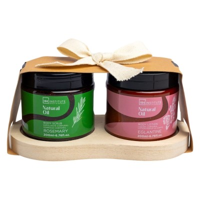 Set 2 produse de ingrjire Natural Oil Body, IDC Institute, 42226, 400 ml foto