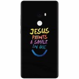 Husa silicon pentru Xiaomi Mi Mix 2, Jesus Paints A Smile In Me