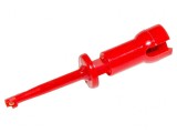 Clips de Măsurare cu C&acirc;rlig Aurit 600V Roșie 44mm