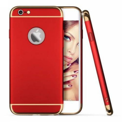 Husa de protectie pentru iPhone 7 Luxury Red Plated foto