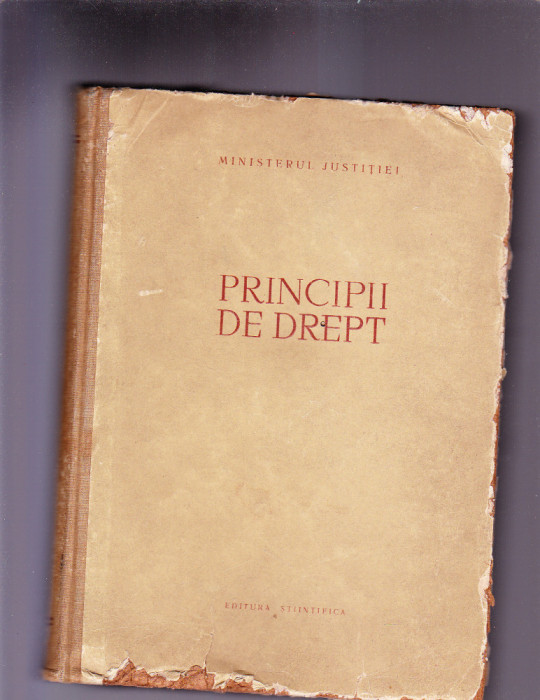 PRINCIPII DE DREPT