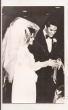 RF183 - Carte Postala - Casa Filmului ACIN - Elvis Presley si Priscilla Beaulieu, necirculata