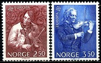 Norvegia 1985 - Europa-cept 2v.,neuzat,perfecta stare(z)