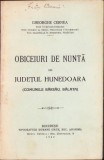 C8135N Obiceiuri de nuntă din județul Hunedoara (comunele B&acirc;rsău, Bălata) de Gheorghe Cernea, 1929, cu ex-libris al istoricului Ștefan Meteș