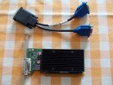 Placa Video NVIDIA Quadro NVS 300 512Mb cu cablu splitter DMS59 la 2xVGA