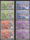 RWANDA 1968 SPORT J.O. DE VARA ( serie dantelata x 2 ) MNH, Nestampilat