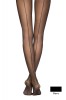 Ciorapi subțiri cu model, dungă spate Lurex, Fantasy Insight - Nero, 2-S Standard, Conte Elegant