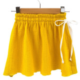 Fustita de vara pentru fete, din muselina, Lemonade, 104-110 cm (4-5 ani), Too