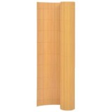 Gossi gard pentru gradina cu 2 fete, galben, 110x500 cm