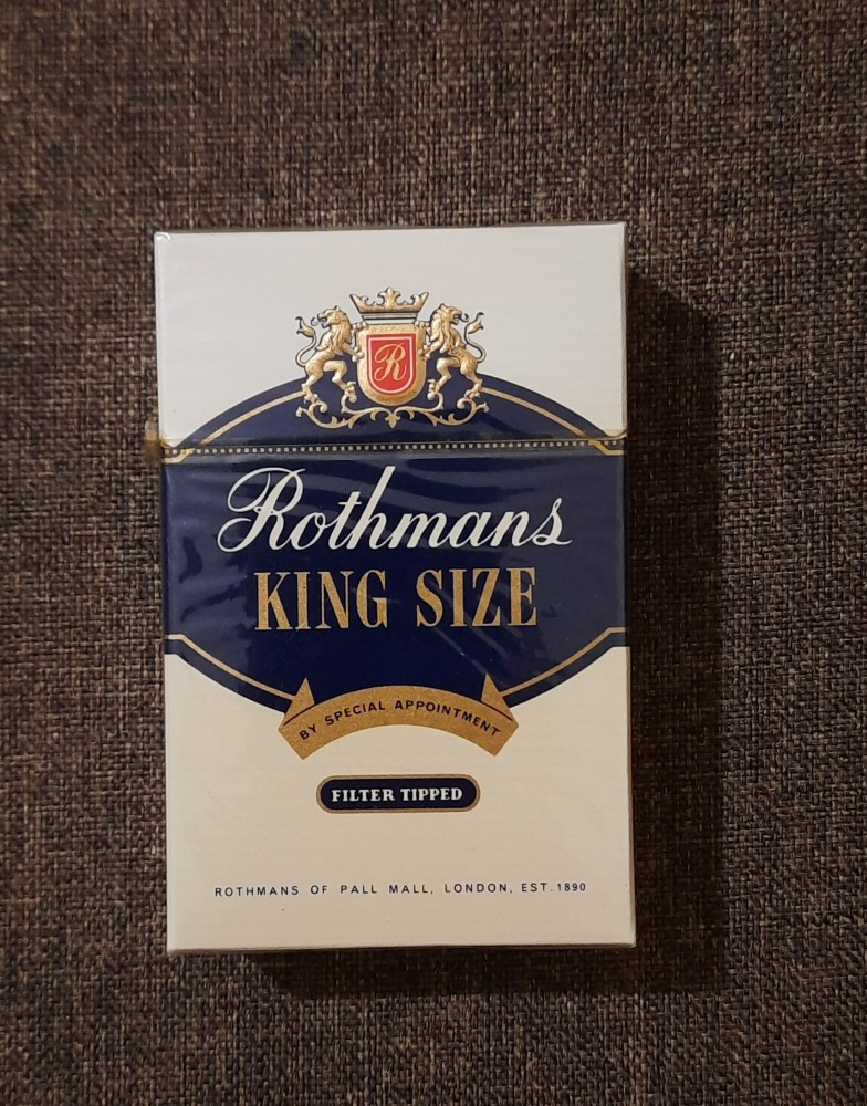 Pachet plin tigari ROTHMANS anii 1980 Anglia | arhiva Okazii.ro