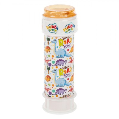 Jucării Baloane de Săpun, Bubble World, Dinozauri, Sticle Multicolor, Capacitate 60ml foto