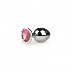 Dop anal EasyToy 8.4 cm, Silver&amp;amp;Pink foto