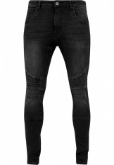 Pantaloni slim fit biker jeans Urban Classics 32 EU foto