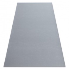 Covor anti-alunecare RUMBA o singură culoare gri, 200x600 cm