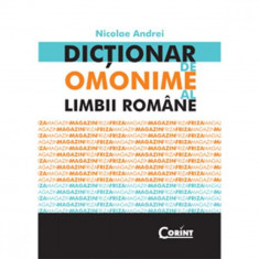 Dictionar de omonime al limbii romane - Nicolae Andrei