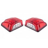 Cumpara ieftin Set Lampi LED numar 8 Leduri Rosu Pentru Gabarit , 12v-24v