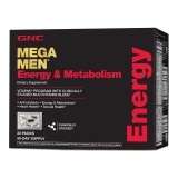 Mega Men&reg; Energy&amp;Metabolism Vitapak&reg; Complex de Multivitamine pentru Barbati, 30 pliculete, GNC