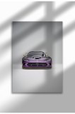 Poster p&acirc;nză ne&icirc;nrămat cu supermașină - Imprimare digitală - 2016 Viper ACR 09 | A4 (21 x 29.7 cm)