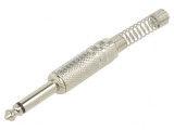 Mufă Jack 6.3mm Mono Dreptă pentru Cablu