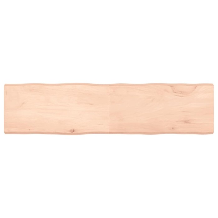 vidaXL Blat masă 160x40x(2-6) cm lemn stejar netratat contur organic 363903