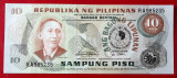 Filipine 10 Piso 1981 comemorativa UNC necirculata **