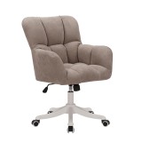 Cumpara ieftin Scaun de birou tapiterie textil maro Lorel 64x67x99.5 cm