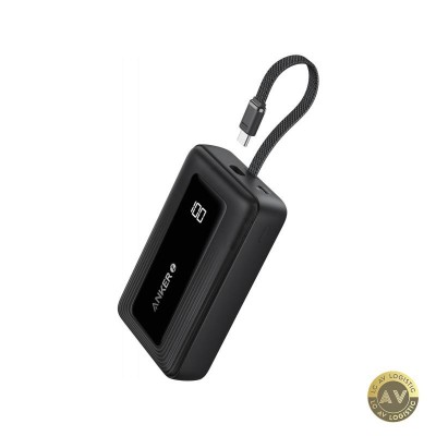 Baterie Externa Anker Zolo 20000mAh 30W QC + PD 1 x USB-A - 2 x USB-C Neagra A1689011 foto