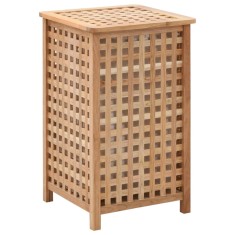vidaXL Coș de rufe, 39x39x65 cm, lemn masiv de nuc 247603