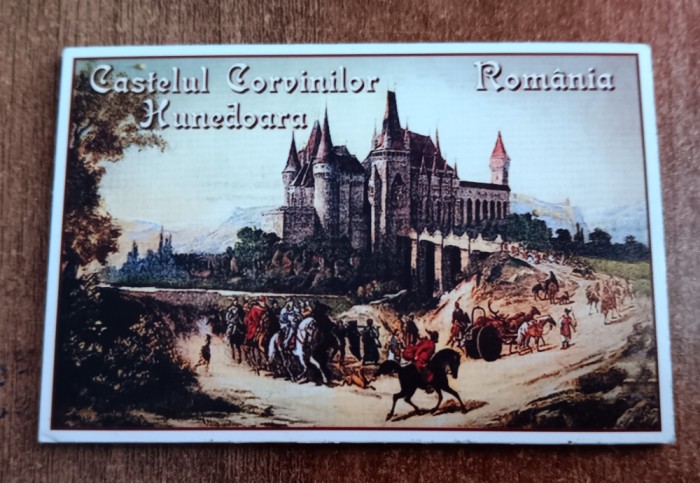 D1 - Magnet frigider - turism - Castelul Corvinilor Hunedoara - Romania 39
