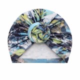 Caciulita pentru fetite tip turban cu imprimeu viu colorat (Marime Disponibila: