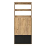 Dulap modern pentru pantofi cu c&acirc;rlige, Culoare naturală | Aosom Romania