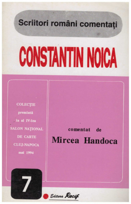 Mircea Handoca - Constantin Noica - 129036