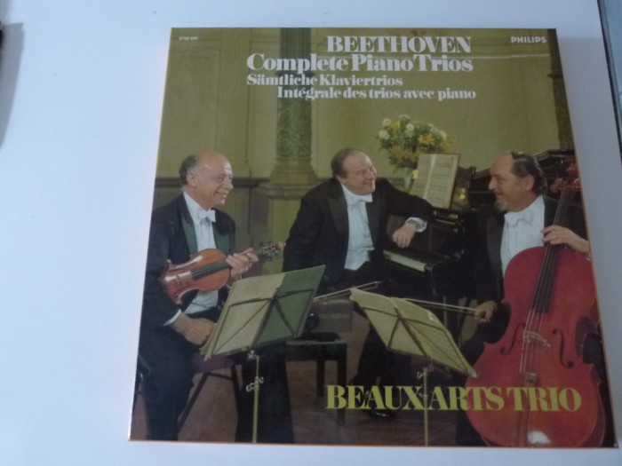 Complete piano trios - Beethoven, Beaux Art Trio, 7 vinil box