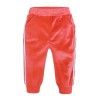 Pantaloni corai din catifea pentru bebelusi si copii (Marime Disponibila: 3-6, Superbaby