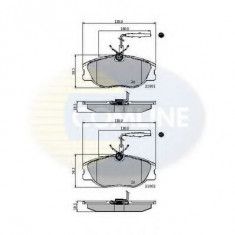 Set placute frana,frana disc FIAT SCUDO combinato (220P) (1996 - 2006) COMLINE CBP11001