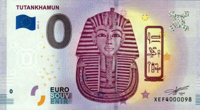 !!! 0 EURO SOUVENIR - GERMANIA , TUTANKAMON - 2019.4 - UNC // NU TRIMIT PRIN CURIER foto
