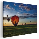 Tablou peisaj baloane cu aer cald Tablou canvas pe panza CU RAMA 20x30 cm