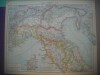 HOPCT DOCUMENT-HARTA VECHE NR 30 ITALIA DE NORD D=320/250 MM LEIPZIG 1918, Europa, Documente