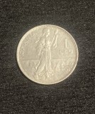 Moneda 1 leu 1912 argint