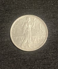 Moneda 1 leu 1912 argint