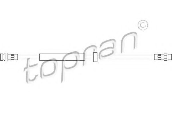 Conducta / cablu frana VW SHARAN (7M8, 7M9, 7M6) (1995 - 2010) TOPRAN 108 933