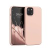 Husa iPhone 15 Plus Silicon Liquid Peach