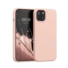 Husa iPhone 15 Plus Silicon Liquid Peach