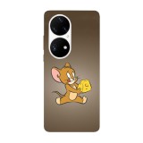 Husa compatibila cu Huawei Nova Y70 model Jerry Loves his cheese, Silicon, TPU, Viceversa, Transparent, Carcasa