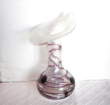 Cumpara ieftin Art Nouveau: Vază cristal clar iridiscent suflată manual - Cala - Poschinger GER