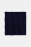 United Colors of Benetton o eșarfă cu l&acirc;nă culoarea bleumarin, uni, 1344DU01M